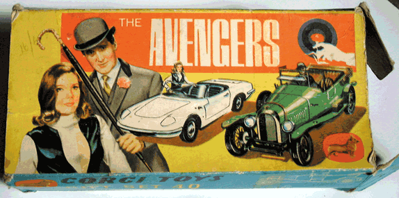 The exterior packaging for the Corgi Avengers Gift Set