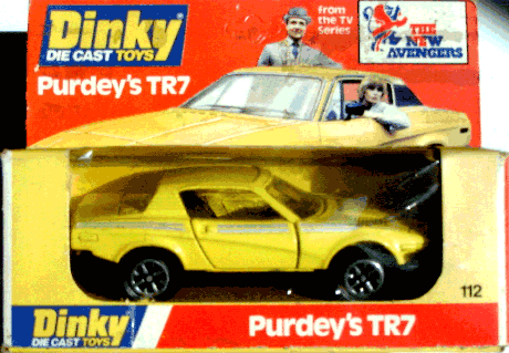 Dinky Toys' Purdey's TR7 - Boxed