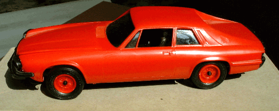 Gambit's Jaguar XJS Model Kit by Revell - Built up model