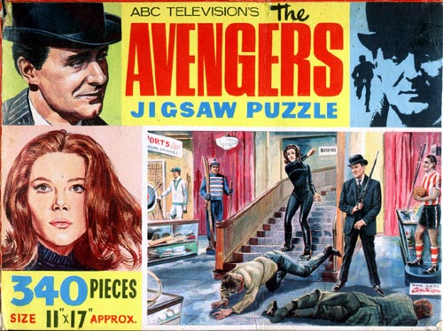 The Avengers - In The Basement jigsaw - Front of box