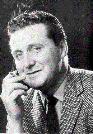 Patrick Macnee enjoying a smoke