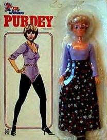 Purdey doll - carded (front)